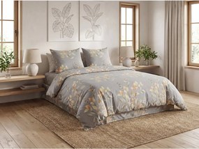 Mikroszálas ágyneműhuzat MISTLEAF szürke Ágyneműhuzat mérete: 2 db 70 x 80 cm | 160 x 200 cm