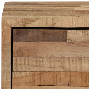 TV-szekrény újrahasznosított tíkfából, 90 x 30 x 55 cm
