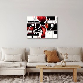 Egy ősi hölgy képének festménye (70x50 cm)