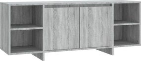 vidaXL szürke sonoma színű szerelt fa TV-szekrény 130 x 35 x 50 cm
