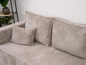 SMART COSARO rózsaszín sarokkanapé, kétoldalas + 2 párna AJÁNDÉK