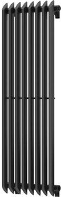 Mexen Atlanta dísz radiátor 1200 x 405 mm, 646 W, Fekete - W211-1200-405-00-70