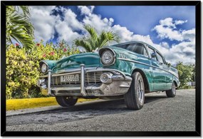 Poszterek keretben 60x40 Kubai autó
