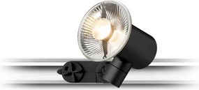 RENDL FAX háromáramkörös sínre fekete 230V LED GU10 12W