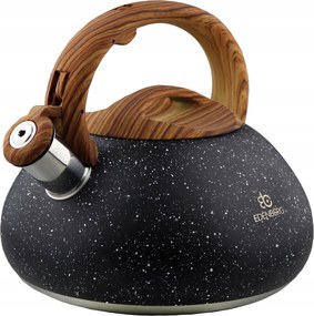 Vízforraló síppal Acél márvány Prémium 3L EdenBerg