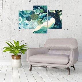 Kép – Az életfa zöld lombkoronája (90x60 cm)