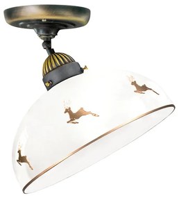 Kolarz 731.10.151- Felületre szerelhető csillár NONNA 1xE27/75W/230V, átmérő 30 cm, agancs rózsaarany