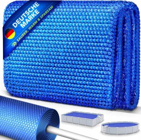 Tillvex téglalap alakú szolár takaró medencéhez, 800x500 cm-es szolár ponyva