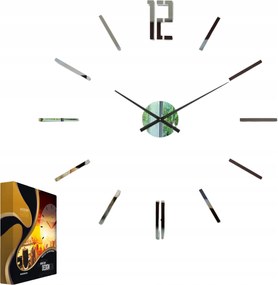 Modern stílusú falióra Akril Carlo Mirror Kerek Kvarc