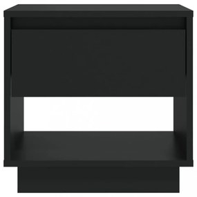 fekete forgácslap éjjeliszekrény 45 x 34 x 44 cm