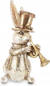 Pierrot figura Nyuszi Húsvét Trombita Dekoráció Ajándék