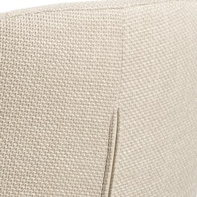 MAZZONI EXPORT CLARA Bézs (Basel 24 szövet)/fekete lábak - MODERN KÁRPITOZOTT KAGYLÓSZÉK LOFT STÍLUSÚ NAPPALIBA/ÉTKEZŐBE/IRODÁBA