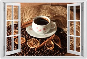 Poszterek 90x60 Kávé és szárított narancs
