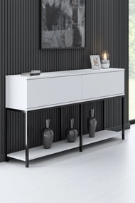 Konzolasztal Lord - Black, White