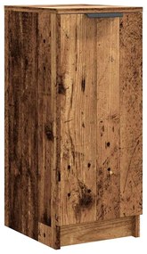 antik fa színű szerelt fa cipősszekrény 29,5x35x70 cm