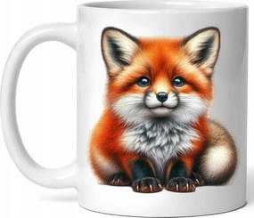 Őszi Bögre 330ml Kávé Ajándék Őszi Róka Csomagolás