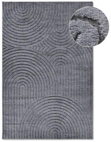 Antracitszürke szőnyeg 160x235 cm Panglao New York Anthracite – Elle Decoration