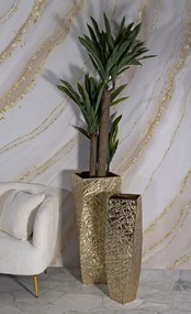 Vázatartó squer készlet 2 db 34x34x90-25x25x78cm