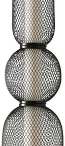 PUMA LED függőlámpa kábelen, 15W/230V, átm. 14 cm, fekete