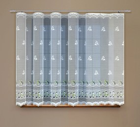 Mg Függöny 34908 jacquard színes 370x110cm kész K szalaggal