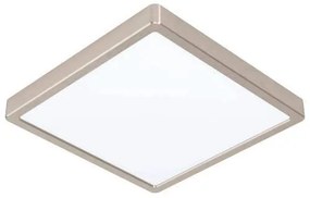 LED panel , 20W , falon kívüli , négyzet , természetes fehér , nikkel keret , EGLO , FUEVA 5 , 99254