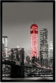 Poszterek keretben 40x60 New York Manhattan híd