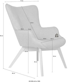 Szürke fotel Niko – Ropez