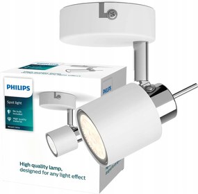 Fali lámpa Reflektor GU10 fehér Meranti Philips