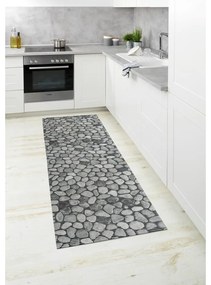 Szürke műanyag fürdőszobai kilépő 65x200 cm Sassi – Wenko