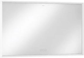 Hansgrohe Xarita E 120,6x70,6 cm matt fehér érintésérzékeny jégtükör 54985700