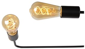 Lucide 21112/06/30 - Felületre szerelhető csillár LESTER 6xE27/40W/230V fekete