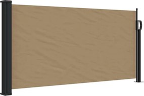 vidaXL tópszínű behúzható oldalsó napellenző 100 x 300 cm