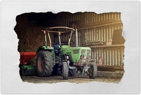Plakátok 60x40 Traktor egy régi istállóban