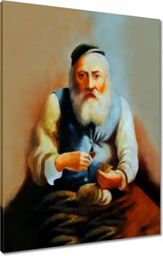 Vászonkép 60x80 Zsidó pénzszámoló