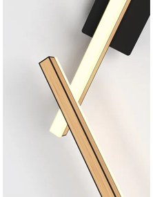 Wofi 7021-506- LED Dimmelhető fali lámpa RIMINI LED/57W/230V barna/fekete