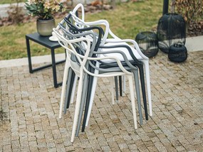 4 db műanyag KATO szék szett, mustársárga