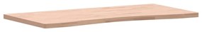 tömör bükkfa íróasztallap 100 x (45-50) x 2,5 cm