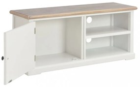 fehér fa TV-szekrény 90 x 30 x 40 cm