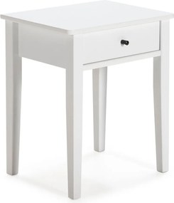 Fehér borovi fenyő éjjeliszekrény Bart – Marckeric