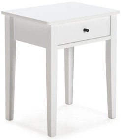 Fehér borovi fenyő éjjeliszekrény Bart – Marckeric