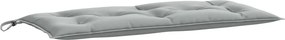 vidaXL melange világosszürke szövet kerti padpárna 100 x 50 x 7 cm
