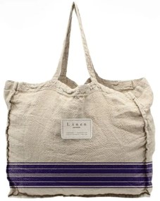 Blue Stripes szövet táska, szélesség 42 cm - Really Nice Things