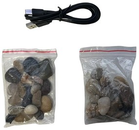 Asztali LED szökőkút kövekkel