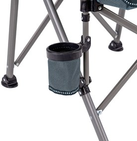 Leziter Comfort karfás horgász szék pohártartóval kék