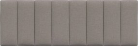 tópszínű szövet fejtámla párna Hanko 140 cm