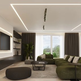 Sollux SL.1505 - Spotlámpa RING 6xGU10/10W/230V zöld