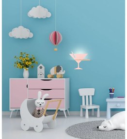 Rózsaszín LED fali lámpa Piccolo – Candellux Lighting