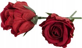 2 db Műrózsa nádhoz Piros átm. 4cm