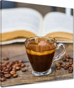 Vászonkép 50x50 Kávé Kaffe