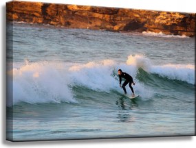 Vászonkép Emberek Szörfös Hullámok Sport 60x40 cm